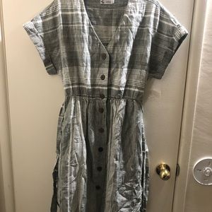 Carve Designs Button Dress